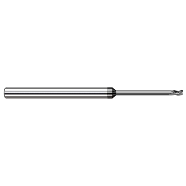 Miniature End Mill - 3 Flute - Square, 0.1875" (3/16)